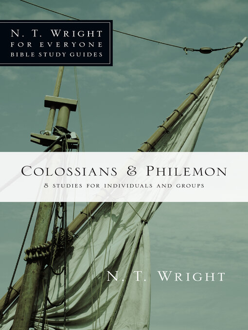 Cover image for Colossians & Philemon